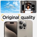 Spigen Optik Pro GLAS.TR EZ Fit Camera Protector 2-Pack - Szkło ochronne na obiektyw do iPhone 15 Pro / 15 Pro Max / iPhone 14 P