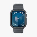 Spigen Rugged Armor Pro - Pasek z obudową do Apple Watch 4/5/6/7/8/9/SE 44/45 mm (Dark Grey)