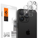 Spigen Optik.TR Camera Protector - Szkło ochronne na obiektyw do iPhone 15 Pro / 15 Pro Max / iPhone 14 Pro / 14 Pro Max (2 szt)