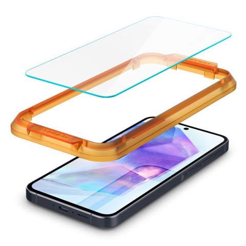 Spigen Alm Glas.TR 2-Pack - Szkło hartowane do Samsung Galaxy A55 5G (2 szt.) (Przezroczysty)