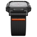 Spigen Lite Fit "Pro" - Etui z paskiem do Apple Watch 4/5/6/7/8/9/SE 44/45 mm (Matte Black)