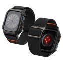 Spigen Lite Fit "Pro" - Etui z paskiem do Apple Watch 4/5/6/7/8/9/SE 44/45 mm (Matte Black)