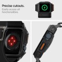 Spigen Lite Fit "Pro" - Etui z paskiem do Apple Watch 4/5/6/7/8/9/SE 44/45 mm (Matte Black)