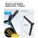 Spigen S560W Bluetooth Selfie Stick Tripod - Statyw na smartfon / uchwyt selfie stick (Czarny)