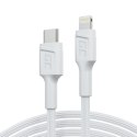 Green Cell PowerStream - Kabel Przewód USB-C - Lightning 100 cm Power Delivery certyfikat Apple MFi (biały)