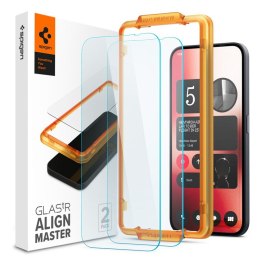 Spigen Alm Glas.TR 2-Pack - Szkło hartowane do Nothing Phone 2a / 2a Plus (2 szt.) (Przezroczysty)