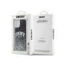 DKNY Liquid Glitter Big Logo - Etui iPhone 11 (czarny)