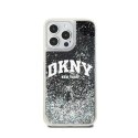 DKNY Liquid Glitter Big Logo - Etui iPhone 13 Pro Max (czarny)