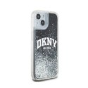 DKNY Liquid Glitter Big Logo - Etui iPhone 14 / 15 / 13 (czarny)