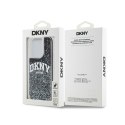 DKNY Liquid Glitter Big Logo - Etui iPhone 14 Pro (czarny)