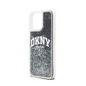 DKNY Liquid Glitter Big Logo - Etui iPhone 15 Pro Max (czarny)