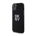 DKNY Liquid Silicone Metal Logo - Etui iPhone 15 / 14 / 13 (czarny)