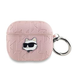 Karl Lagerfeld Monogram Choupette Head - Etui AirPods 3 (różowy)