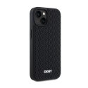 DKNY 3D Rubber Repeat Pattern - Etui iPhone 15 / 14 / 13 (czarny)