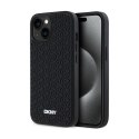 DKNY 3D Rubber Repeat Pattern - Etui iPhone 15 Plus (czarny)