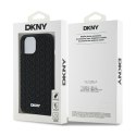 DKNY 3D Rubber Repeat Pattern - Etui iPhone 15 Plus (czarny)