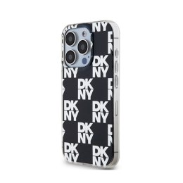 DKNY IML Checkered Mono Pattern - Etui do iPhone 15 Pro Max (czarny)