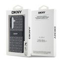 DKNY Leather Mono Stripe & Metal Logo - Etui Samsung Galaxy S24+ (czarny)