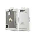 DKNY Wrist Strap Stock Logo - Etui iPhone 15 / 14 / 13 (beżowy)