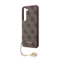 Guess 4G Charms Collection - Etui Samsung Galaxy A35 5G (brązowy)