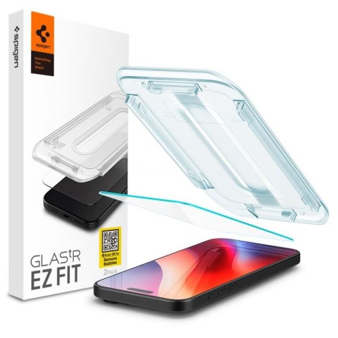 Spigen GLAS.TR EZ FIT Privacy - Szkło hartowane z filtrem prywatyzującym do iPhone 16 Pro Max