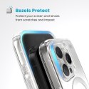 Speck Presidio Perfect-Clear ClickLock & MagSafe - Etui iPhone 16 Pro (Clear / Chrome Finish / Serene Silver)