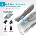 Speck Presidio Perfect-Clear ClickLock & MagSafe - Etui iPhone 16 Pro Max (Clear / Chrome Finish / Serene Silver)