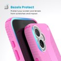 Speck Presidio2 Grip ClickLock & MagSafe - Etui iPhone 16 Plus (True Pink / Shocking Pink / White)