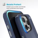 Speck Presidio2 Grip ClickLock & MagSafe - Etui iPhone 16 Pro Max (Coastal Blue / Dust Grey / White)