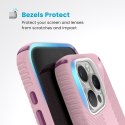 Speck Presidio2 Grip ClickLock & MagSafe - Etui iPhone 16 Pro (Wednesday Pink / Boysenberry Purple / White)