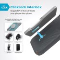 Speck Presidio2 Grip ClickLock & MagSafe - Etui iPhone 16 Pro (Charcoal Grey / Cool Bronze / White)