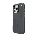 Speck Presidio2 Grip ClickLock & MagSafe - Etui iPhone 16 Pro (Charcoal Grey / Cool Bronze / White)