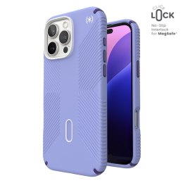 Speck Presidio2 Grip ClickLock & MagSafe - Etui iPhone 16 Pro Max (Future Lavender / Cassis Purple / White)