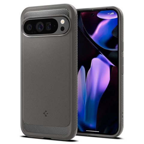 Spigen Rugged Armor - Etui do Google Pixel 9 Pro XL (Marble Grey)