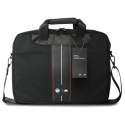 BMW Nylon Red Stripe - Torba na notebooka 16" (czarny)