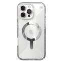 Speck Presidio Perfect-Clear Grip MagSafe - Etui iPhone 16 Pro Max (Clear / Chrome Finish / Serene Silver)