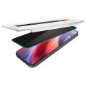 Spigen GLAS.TR EZ FIT Privacy 2-Pack - Szkło hartowane z filtrem prywatyzującym do iPhone 16 Pro 2 szt