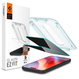 Spigen GLAS.TR EZ FIT Privacy 2-Pack - Szkło hartowane z filtrem prywatyzującym do iPhone 16 Pro Max 2 szt