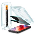 Spigen GLAS.TR EZ FIT Privacy 2-Pack - Szkło hartowane z filtrem prywatyzującym do iPhone 16 Pro Max 2 szt