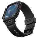 Spigen Rugged Armor Pro - Pasek z obudową do Apple Watch 10 46 mm (Matte Black)