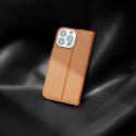 Moshi Overture MagSafe - Skórzane etui 3w1 z klapką iPhone 16 Pro (Caramel Brown)