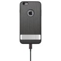 Moshi iGlaze Kameleon - Etui hardshell z podstawką iPhone 6s Plus / iPhone 6 Plus (Steel Black)