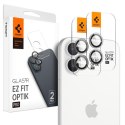 Spigen Optik Pro GLAS.TR EZ Fit Camera Protector 2-Pack - Szkło ochronne na obiektyw do iPhone 16 / 16 Plus (2 szt) (Przezroczys