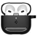 Spigen Rugged Armor - Etui do Apple AirPods 4 (Matte Black)