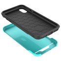 Zizo Star Diamond Hybrid Cover - Etui iPhone X (Teal/Black)